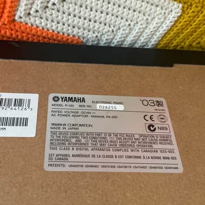 Yamaha P-120 Weighted Key Electronic Piano - 2002 Made in Japan 🇯🇵! - Very Classy Piano! - Beautiful Instrument! - image 9