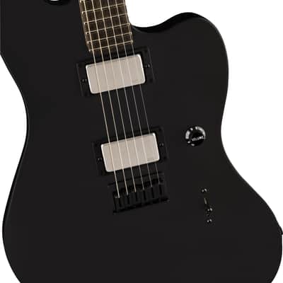 Fender Jim Root Jazzmaster Ebony FB Flat Black with Case image 3
