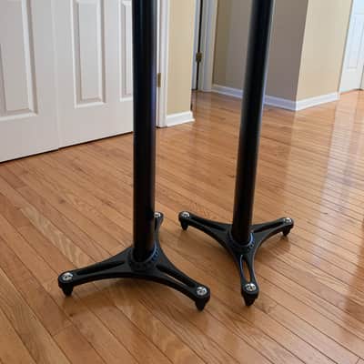 Ultimate Support MS90/45B Monitor Stands (Pair) 2010s - Black image 7