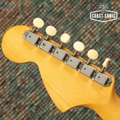 2004 Fender '69 Competition Mustang reissue MG69 Fiesta Red Matching Headstock MIJ Japan image 13
