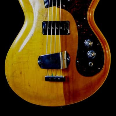 Mosrite MARK X, Model 502 JOE MAPHIS BASS 1967 Natural. Walnut Body. Spruce Top. Maple Neck. image 23