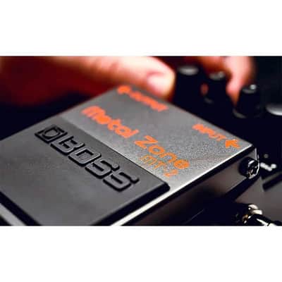 Boss MT-2 Metal Zone Effects Pedal (Silver Label) - Black image 3