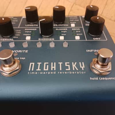 Strymon NightSky Time-Warped Reverberator 2020 - Present Blue image 4