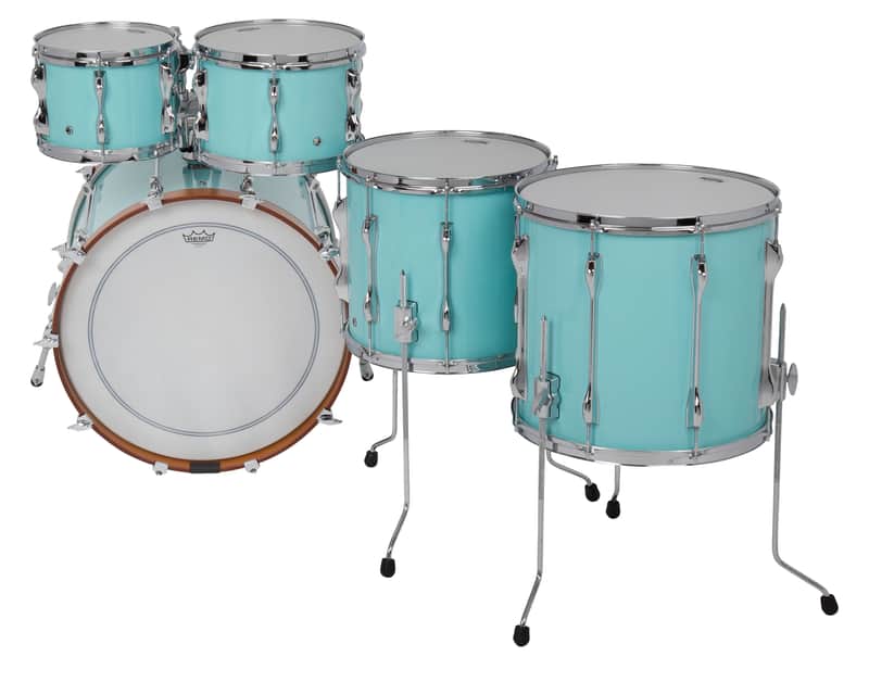 Yamaha Recording Custom 5pc Drum Shell Set - Surf Green - In Stock image 1