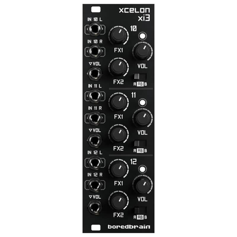 Boredbrain Music Xi3 Eurorack 3-Channel Mix Expander Module (Xcelon) image 1