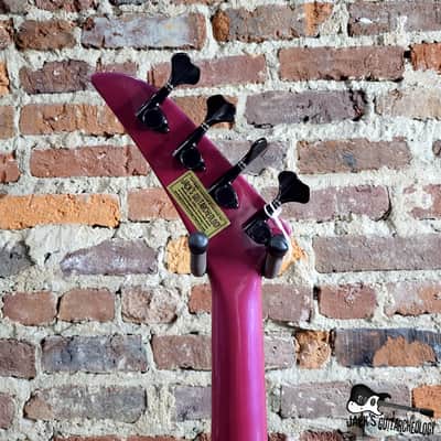Kramer Spector Forum III Bass w/ OHSC (1980s, Magenta Metallic) image 17
