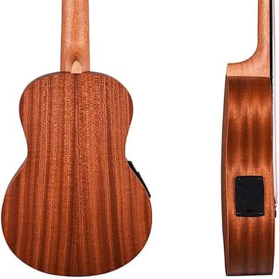Concert Ukulele 24Inch– Mahogany Wood with Built-in Equalizer, Bag & Tuner image 2