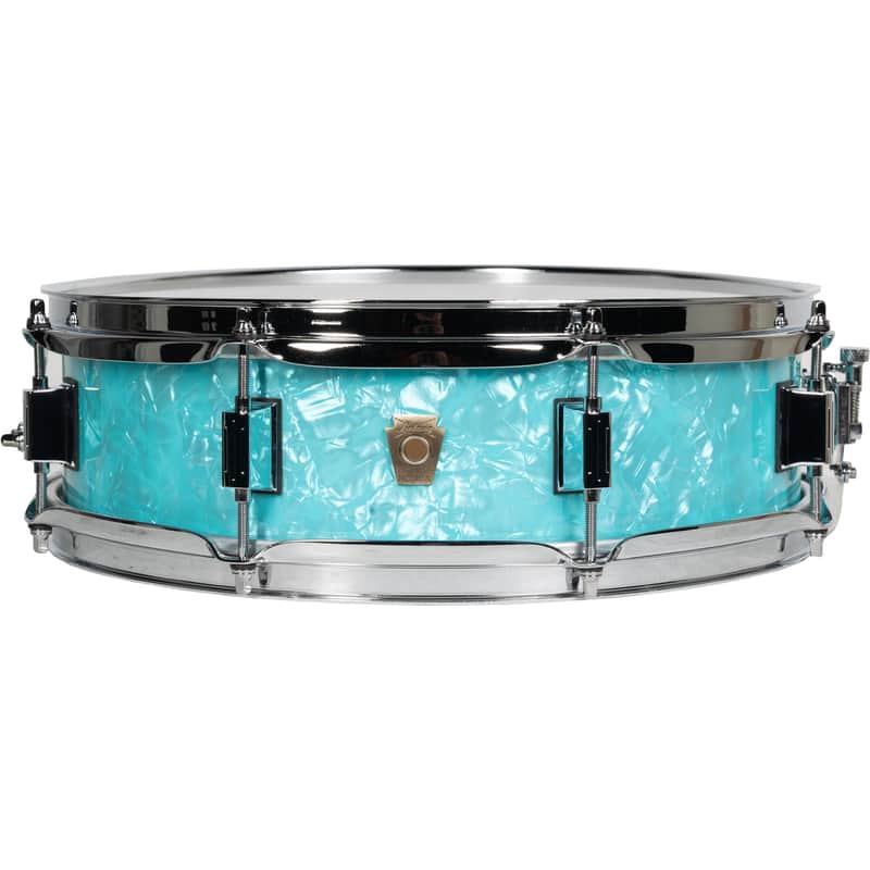 Ludwig Classic Maple Limited Edition 4x14 Snare Drum - Teal Pearl image 1