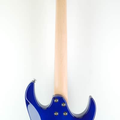 Ibanez GRX70QALTBB Left Handed Transparent Blue Burst image 7