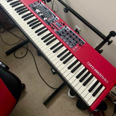 Nord Electro 6D SW73 Semi-Weighted 73-Key Digital Piano 2018 - 2022 - Red image 1