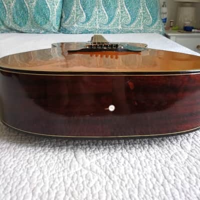 Ventura Bruno V-12 Acoustic Guitar Vintage - Made in Japan (See Video) image 7