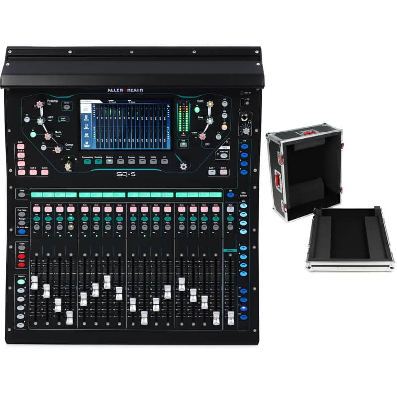 Allen & Heath SQ-5 48-channel Digital Mixer with Road Case image 1