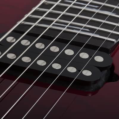 Schecter Reaper-7 Elite Multiscale LH 2185 - Blood Burst (2185) image 16