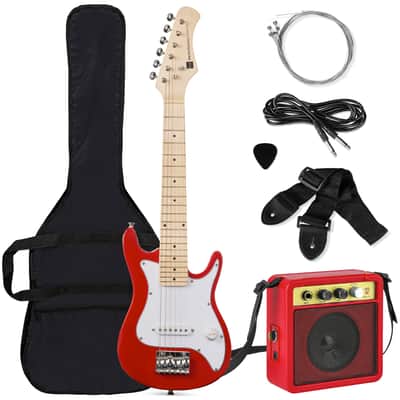Best Choice Products Kids Electric Guitar Beginner Starter Kit w/ 5W Amplifier - 30 in-Sunburst image 22