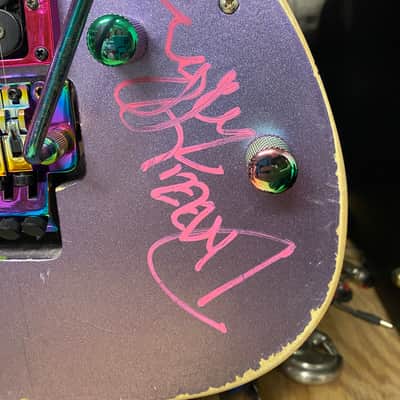 Ibanez RG 1990’s - Lavender Refin - Autographed image 3