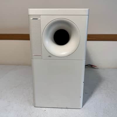 Bose Acoustimass 7 Subwoofer Base Unit White Bass Home Theater Vintage Audio image 2