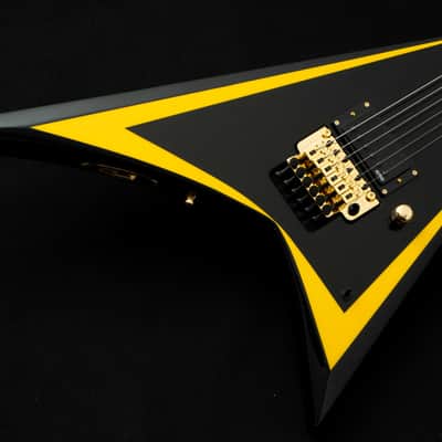 ESP EDWARDS E-ALEXI ARROW HEAD w/ESP GB-30V -Black with Yellow Stripe- #ED0601263 2026 [Made in Japan][Children of Bodom Alexi Laiho] image 3
