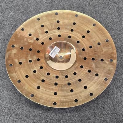 Used Turkish Meta Brilliant Holey Crash Cymbal 18" - Very Good image 3