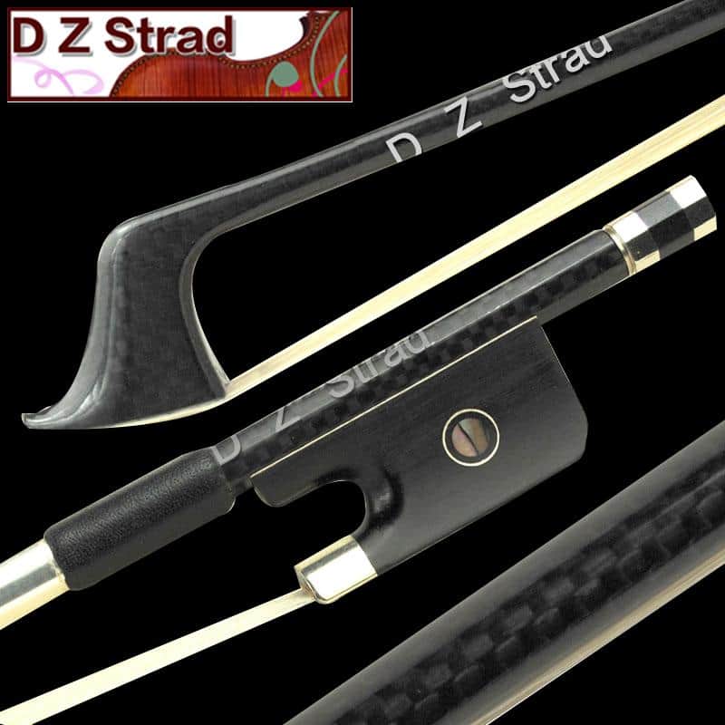 D Z Strad Model 715 Bass Bow Carbon Fiber French Style Size 3/4 (Size - 3/4) image 1
