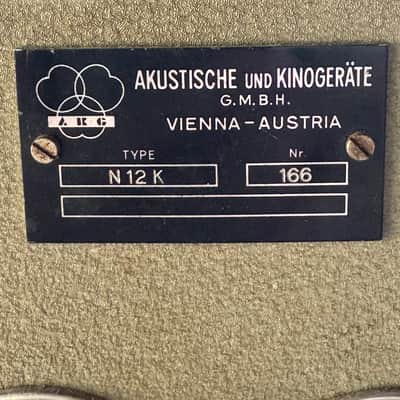 1955 AKG N12K Original Power Supply For AKG C12 microphone RARE image 8