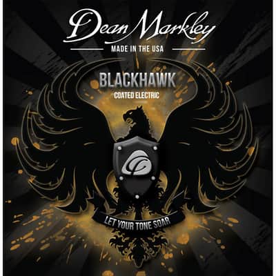 6 Sets! Dean Markley 8000 Blackhawk Coated Light Electric Guitar Strings — 9-42 image 2