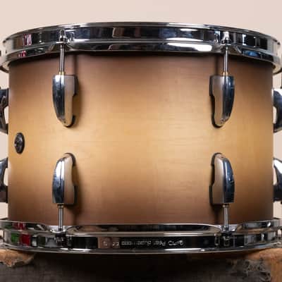 Pearl Masters Maple Complete 8x12 Satin Natural Burst Tom image 5