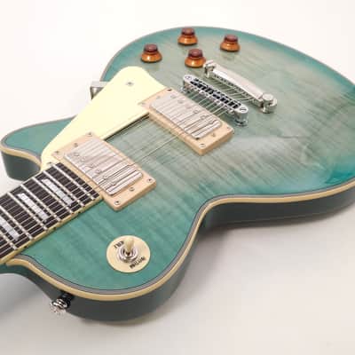 Agile AL-3200MCC 12 String Electric Guitar Solid Body Arch top with Multi-Radius Oceanburst image 6