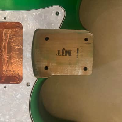 MJT Body Charvel Pocket 2019 - Recessed Floyd Metallic Candy Apple Green image 3
