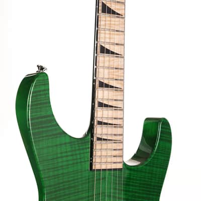 Jackson Custom Shop Soloist SL1H Flame Top Trans Green image 7