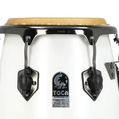 Toca Custom Deluxe Fiberglass Quinto Drum 11" Head - Margarita Blanca image 2