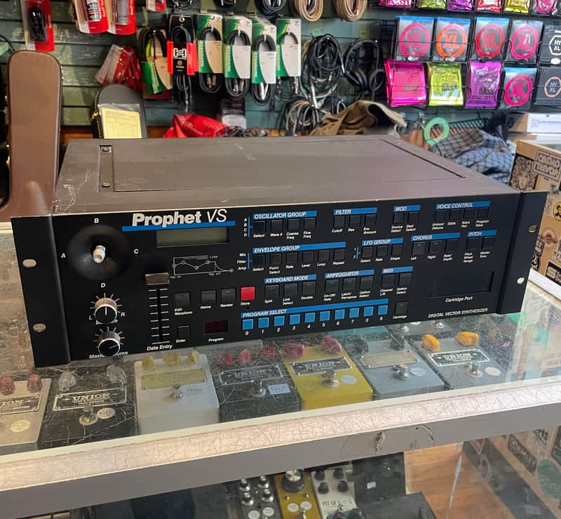 Sequential Prophet VS Rackmount 8-Voice Polyphonic Synthesizer 1986 - 1987 - Black image 1