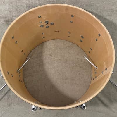 1960’s-1970’s Tempro 3 Piece Drum Kit Silver Sparkle Pearl Stencil Japan 20 / 14 / 12 image 17
