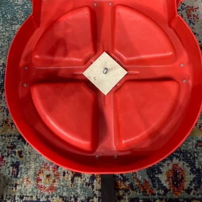 Terry Bozzio's Protector 22" Professional Touring Cymbal Case 1980's  - Orange image 17