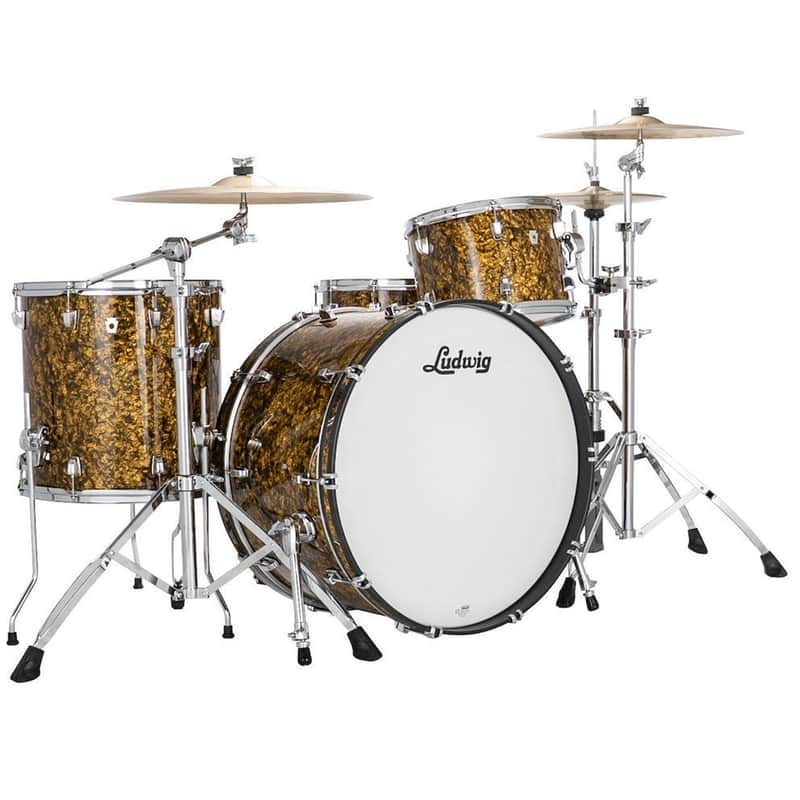 Ludwig LN34233TX NeuSonic Fab Outfit 9x13/16x16/14x22" Drum Set image 6