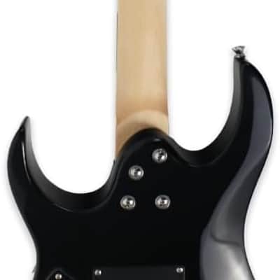 Electric guitar full size single tremolo HSH pickups maple neck body 25.5inch scale length black for starter beginner party show image 3