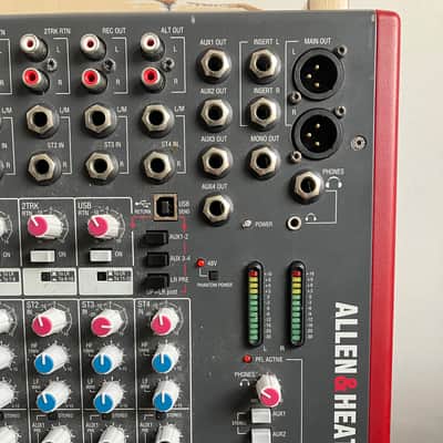 Allen & Heath ZED-14 14-Channel Mixer 2007 - Present - Black/Red image 3