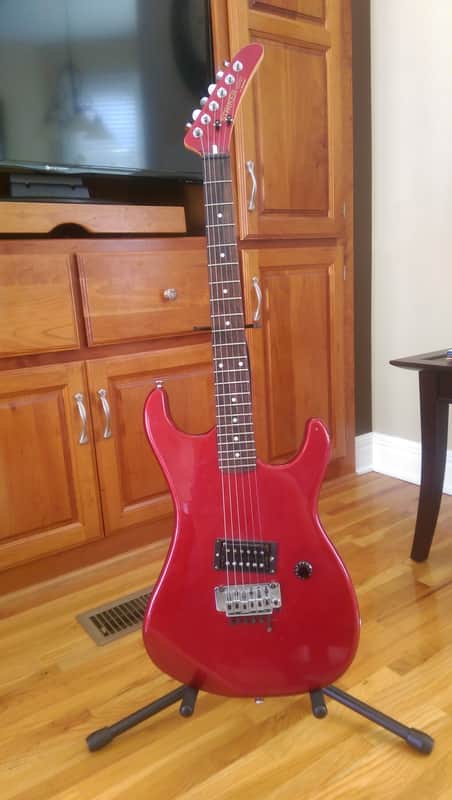 Kramer Striker 100st W/ Floyd Rose 1983 Candy Red | Reverb