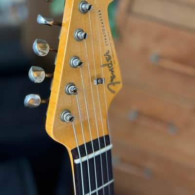 Fender Custom Shop 1959 Stratocaster 2020 - Super faded shell pink, Journey Man Relic image 5