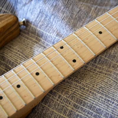 Kiesel Carvin Bolt Kit Natural Strat Guitar W/ Floyd Rose HSS USA American image 7