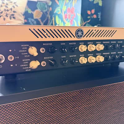 Yamaha THR100HD Dual 2-Channel 100-Watt Digital Modeling Guitar Amp Head 2015 - 2020 - Tan / Black Control Panel imagen 4