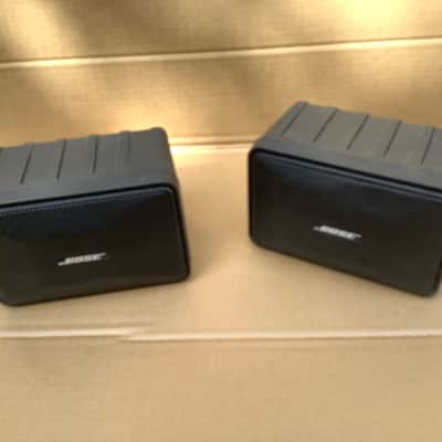 Bose Model 101 Music Monitor Speakers USA made vintage Black stereo SET Indoor/ Outdoor image 4