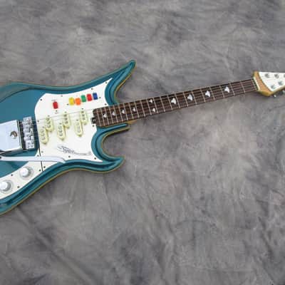 Teisco Spectrum 5 Japan Original 1967 Lake Placid Blue Van Halen image 1