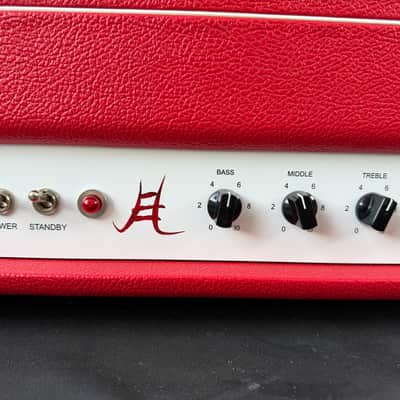 Friedman JEL-50 Jake E. Lee Signature 2-Channel 50-Watt Guitar Amp Head (2024 - Present) - Red image 9