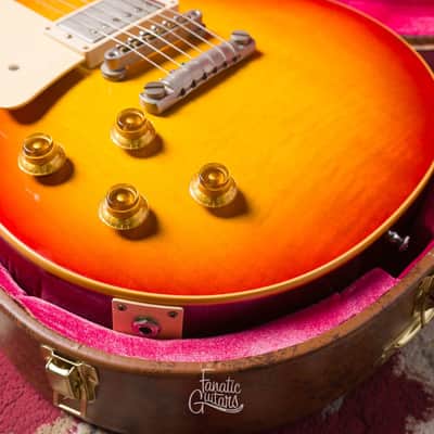 Gibson Les Paul Standard 58' Reissue Left-Handed - Washed Cherry Sunburst VOS #871490 Second Hand image 5