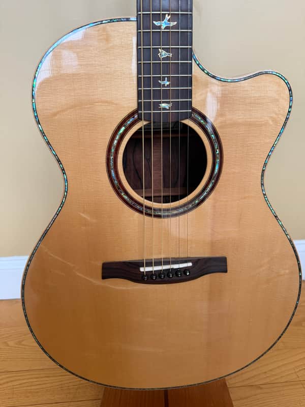 PRS PRS Custom Shop Angelus Cutaway Acoustic Guitar 2011 - Natural image 1