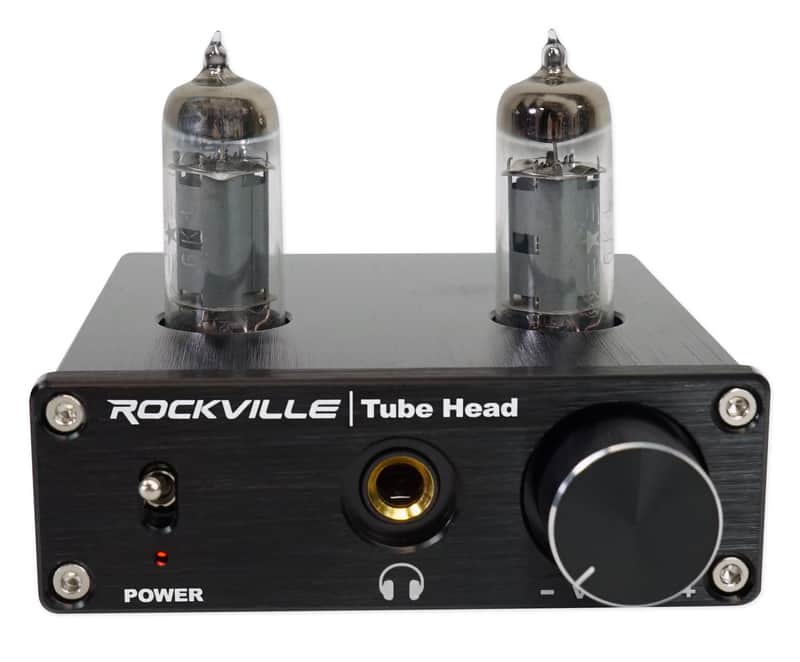 Rockville TubeHead Tube Headphone Amplifier Amp / 6K4 Tubes / 16-300 Ohms/180mW image 1