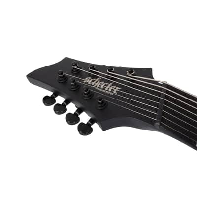 Schecter PT8MS Black Ops Lefty - Satin Black Open Pore image 13