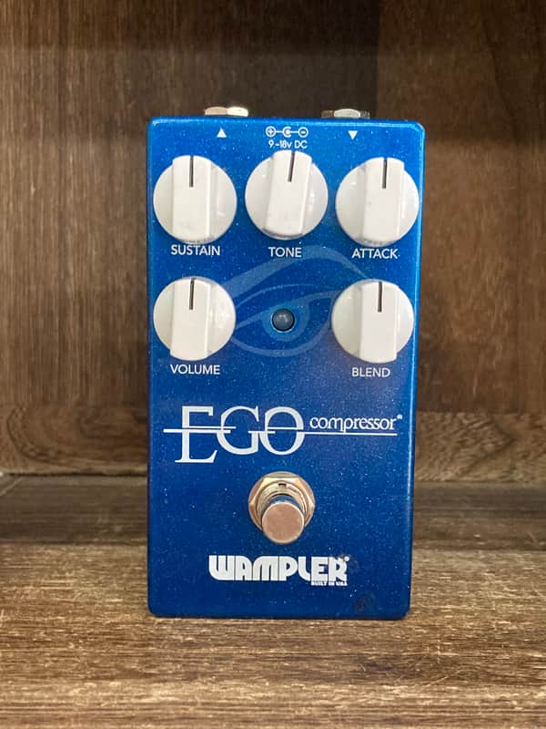 Wampler Ego Compressor V1 (Large Logo) 2010s - Blue image 1