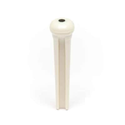 Graph Tech TUSQ Traditional Style Bridge Pins White with Black Inlay image 2