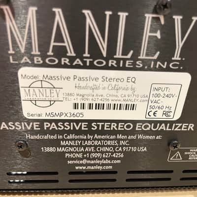 Manley Labs Massive Passive Stereo Tube EQ XXV Anniversary Edition 2023 image 9